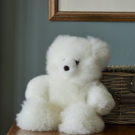 Classic White Alpaca Fur Teddy