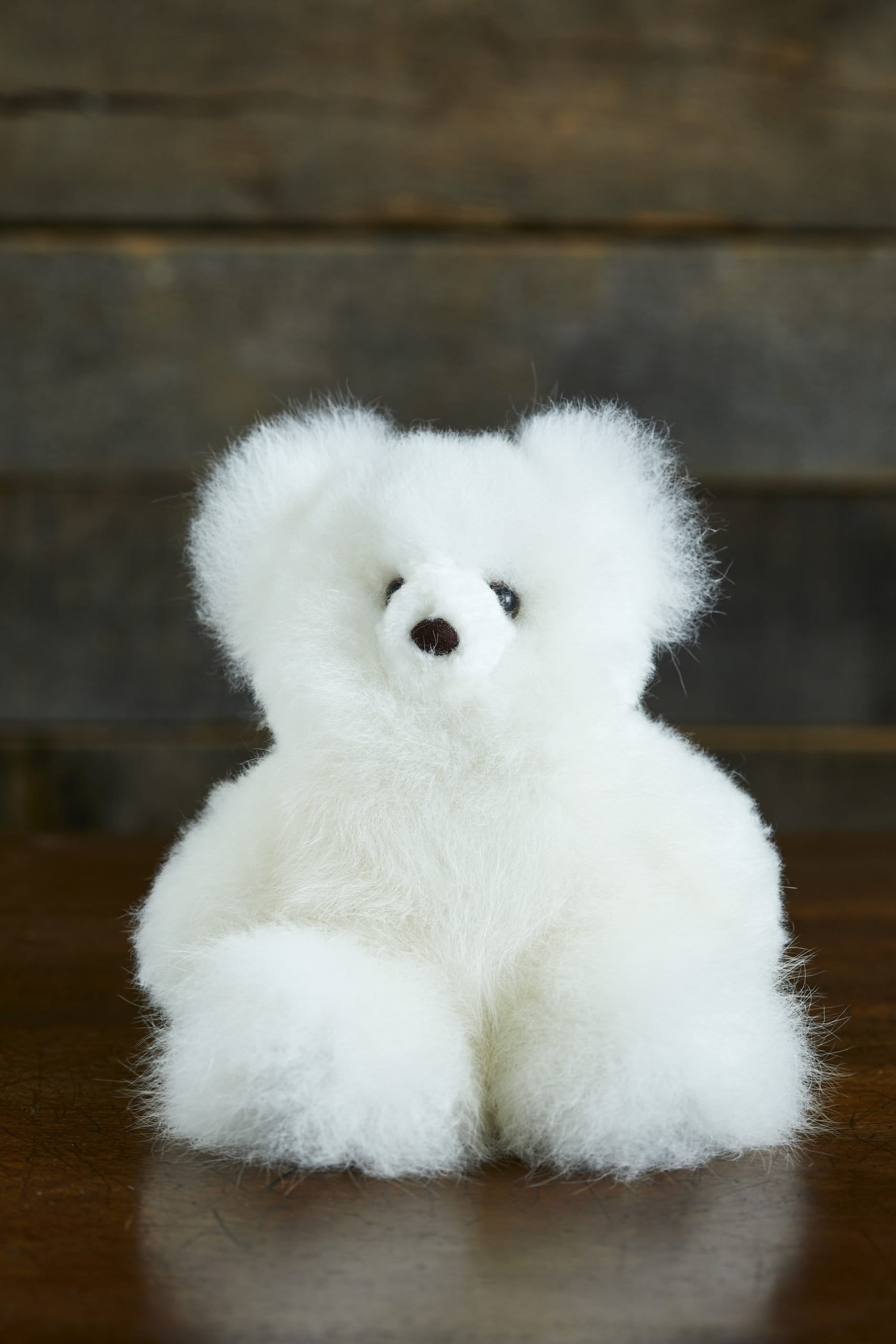 Buy Mini Louis Alpaca Fur Teddy Bear in White Online - Welcome to Alpaca  Teddy
