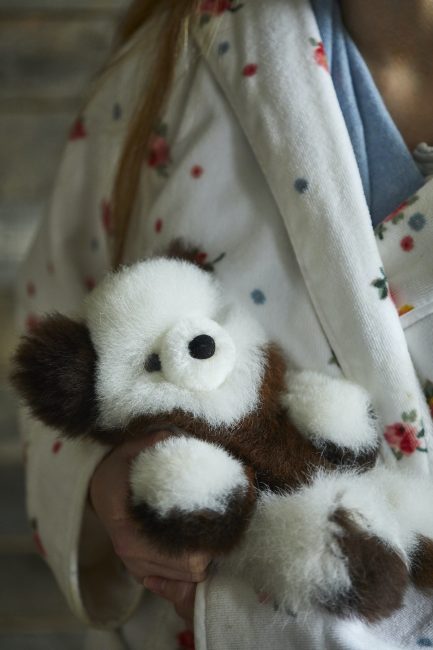 Classic Variegated Baby Alpaca Fur Teddy